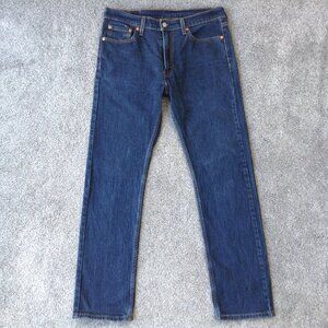 ⭐LEVI’S 513 SLIM STRAIGHT DENIM JEANS in Dark Wash, size 32/32⭐